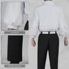 HOLOUN Jujutsu JJK Manga Anime Yuta Okkotsu Costume Cosplay Parrucca Giacca Pantaloni Neri Uniforme Rete Rosa Sintetico Halloween