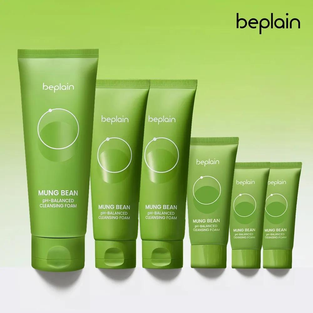 Mung Bean Mild Acidic Cleansing Foam 160ml + 80ml x 2 + 40ml + 20ml x 2 [Total 400ml]