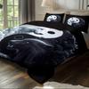 Comforter Fierce Wolf Black White White Tai Chi Pattern 3D Printed Soft Comfortable Bedding Set Wildlife Theme Set