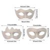 Vintage Plastic Masquerade Masks Crack Pattern Party Decoration Mardi Gras Masks 3 Styles Half Face Mask Festival Costume Party