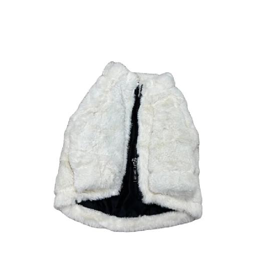 Environmentally Friendly Material Winter Warm Pet Plush Coat With Luxurious Style Dog Fur Jack