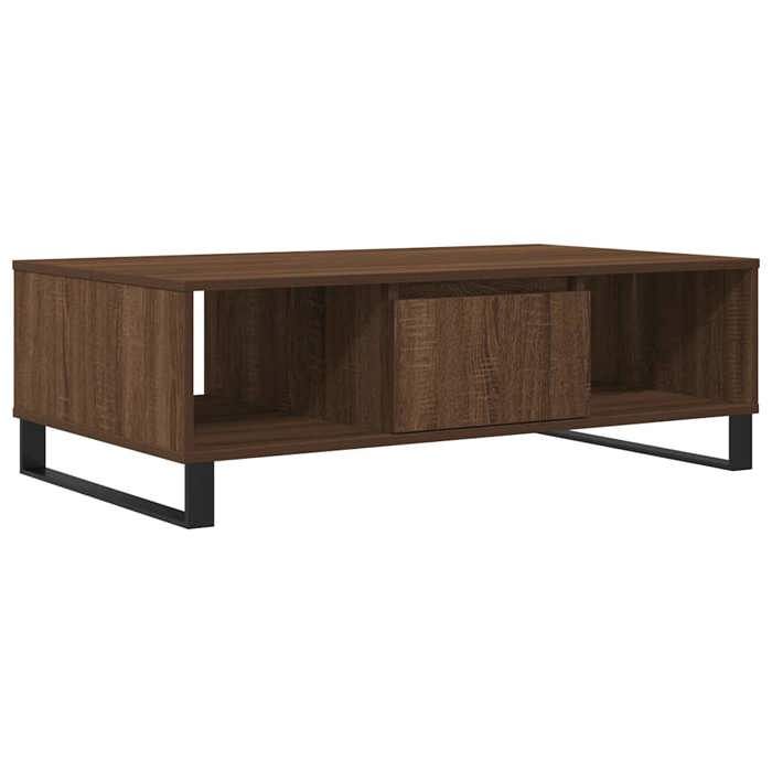 VidaXL Coffee Table Brown Oak 104x60x35 Cm Engineered Wood 827099