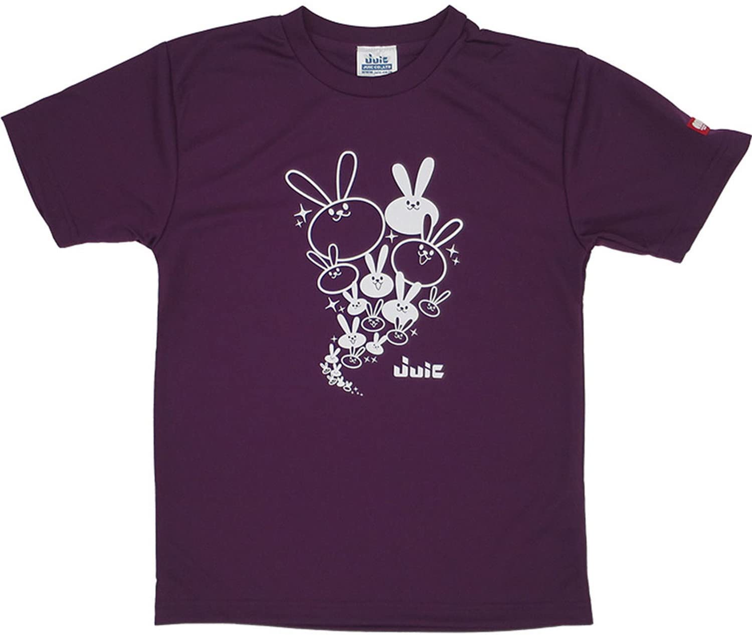 

Juwick Usa T Table Tennis Short Sleeve Officially Approved by the Japan Table Tennis Association Purple T-Shirt, (JTA), 5658, (PU)