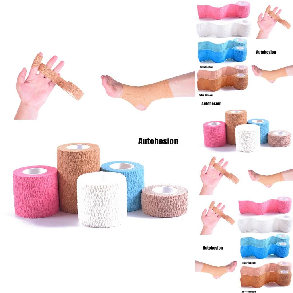 0.9in-3.9in Elastic Cotton Self-adhesive Bandage Exercise Finger Tape