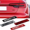 JBIW9 Metal Sport Line Grille Sticker Car Rear Trunk Body Emblem Badge for Skoda Yeti Octavia Superb Fabia Kamiq Karoq Kodiaq Rapid