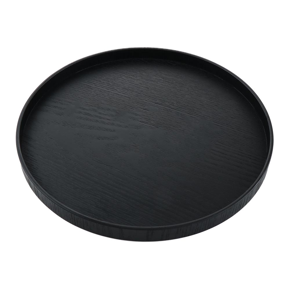 Round 21cm/24cm/27cm/30cm Traditional Kitchenware Chinese Style Snack Plate Storage Trays Tea Tray Salad Bowl Platter