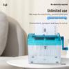 A6 Mini Desktop Hand-Crank Paper Shredder for Home and Small Office