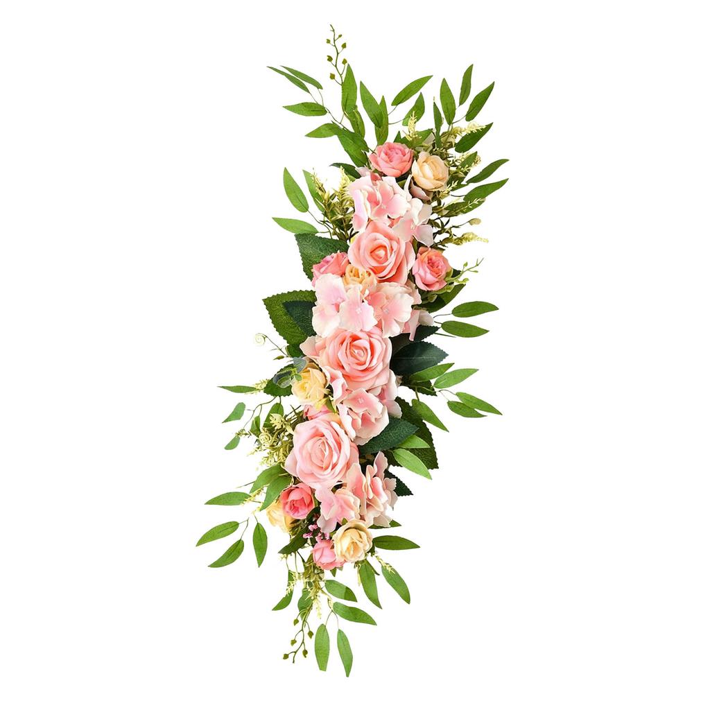 Artificial Garland 70x15cm Lifelike Silk Flower Vine for Wedding Dining Table Home Decor