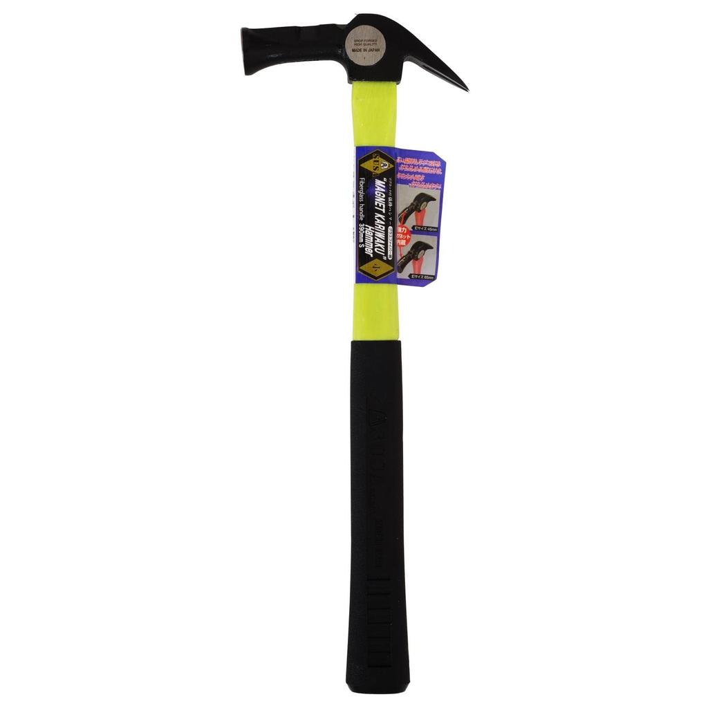 Ousho Formwork Formwork Hammer with Magnet Small Hammer, (Fiberglass Handle),