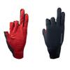 SHIMANO 05 Sensitive Gloves GL-006Y 3-Finger Cut Real Black Red M