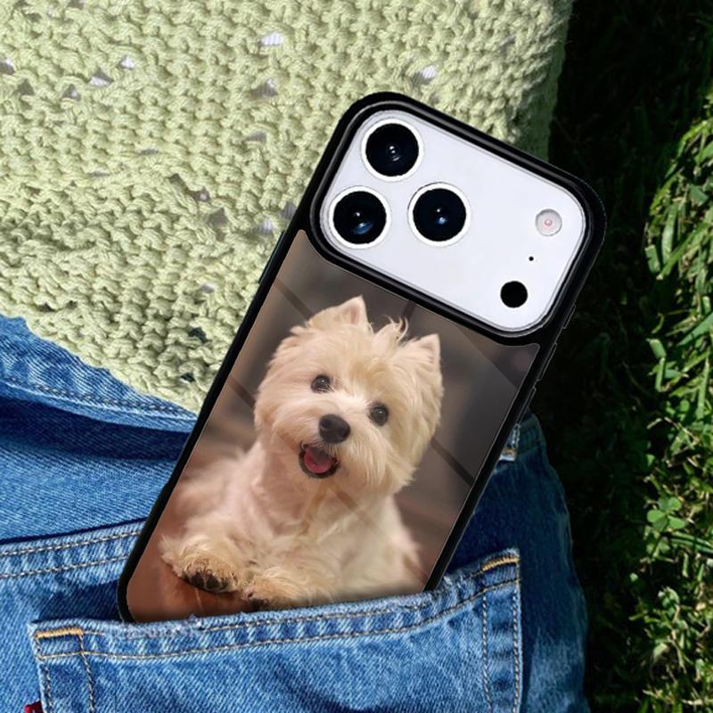 Maltese West Highland Terrier Dog Mobile Phone Case Compatible with IPhone 17 16 15 14 13 12 11Pro Max 17 Air Cover
