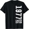 Birthday Design Limited Edition and Vintage 1977 T-Shirt