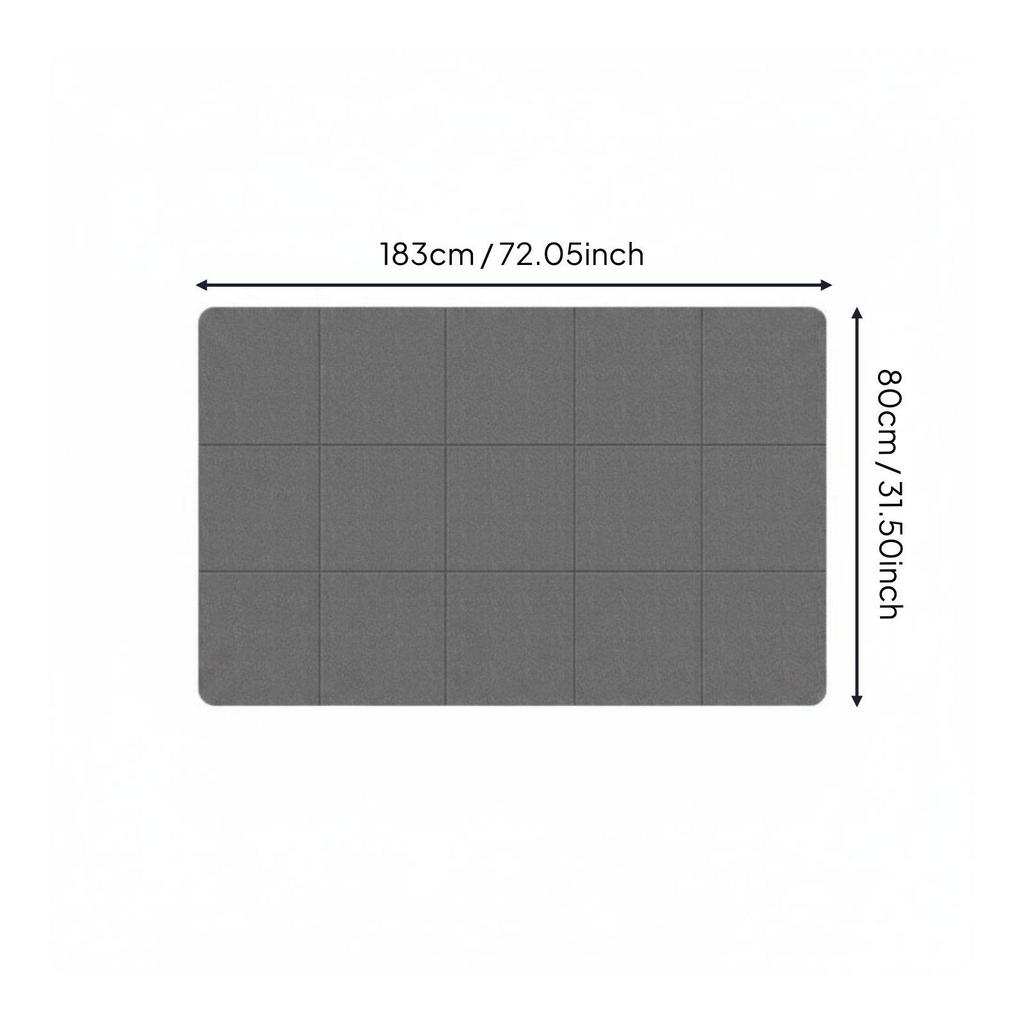 Foldable Exercise Mat Non-Slip Portable Stretching Shock Absorption Napping