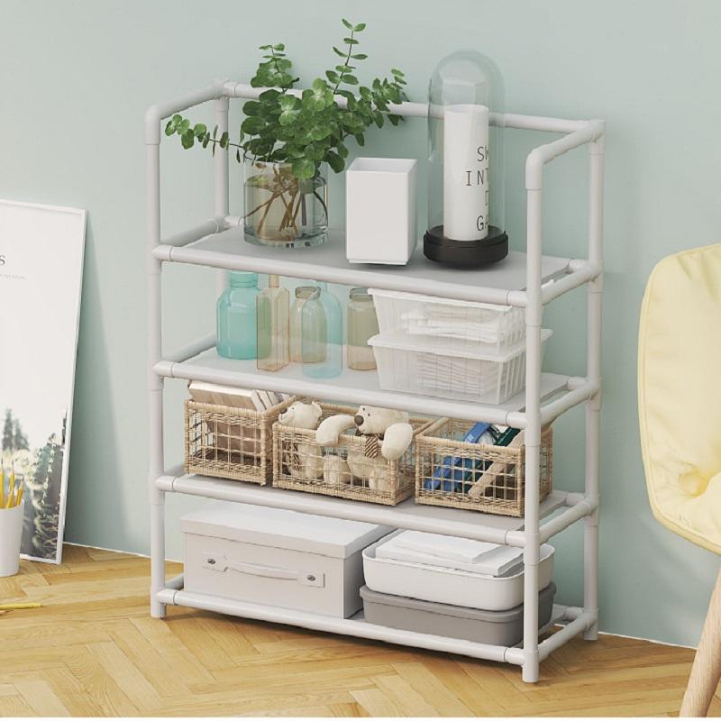 5vrstvý plastový nový jednoduchý vícevrstvý s područkou jednoduchý prachotěsný botník úložný regál na boty studentská kolej obuvník organizér