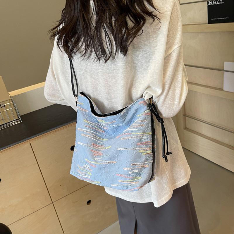 Trendy Ins Style Womens Shoulder Bag In Black Beige Yellow Blue And Pink For Everyday Use