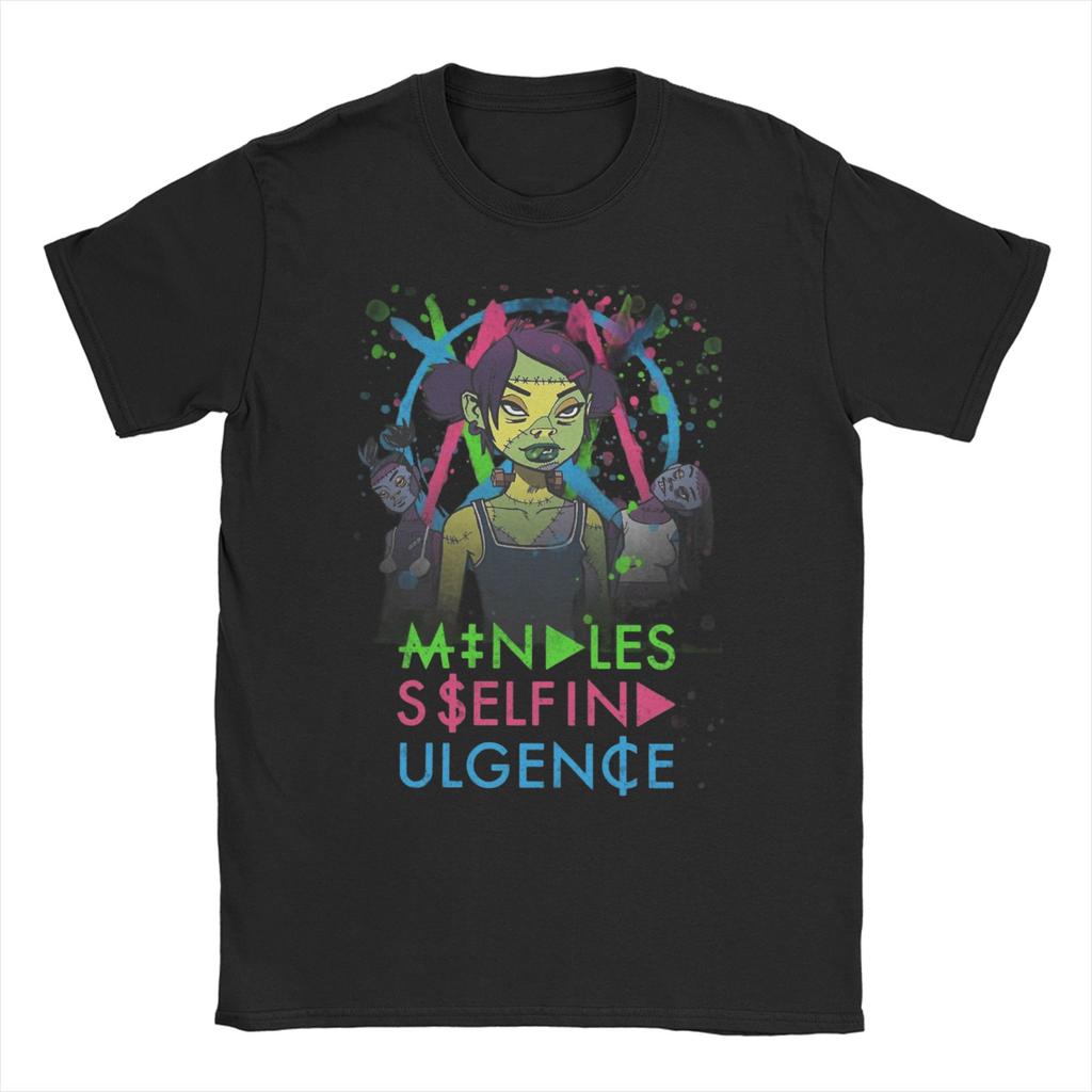 Mindless Self Indulgence Pure Cotton T Shirt For Mens Summer Streetwear T Shirts O Neck Harajuku Tees Oversized Print Clothing
