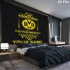 Borussia Custom Name Wall Tapestry Aesthetic Wall Hanging Printed Fabric Blanket Decorative Tapestries for Bedroom Living Room Home Decor