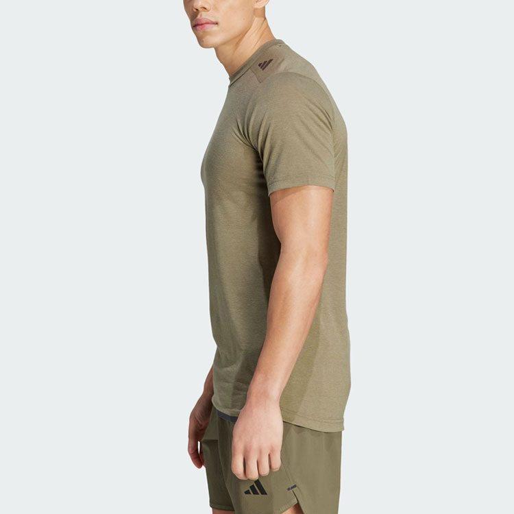 adidas T Shirt Men's Strata Olive Green IL1457