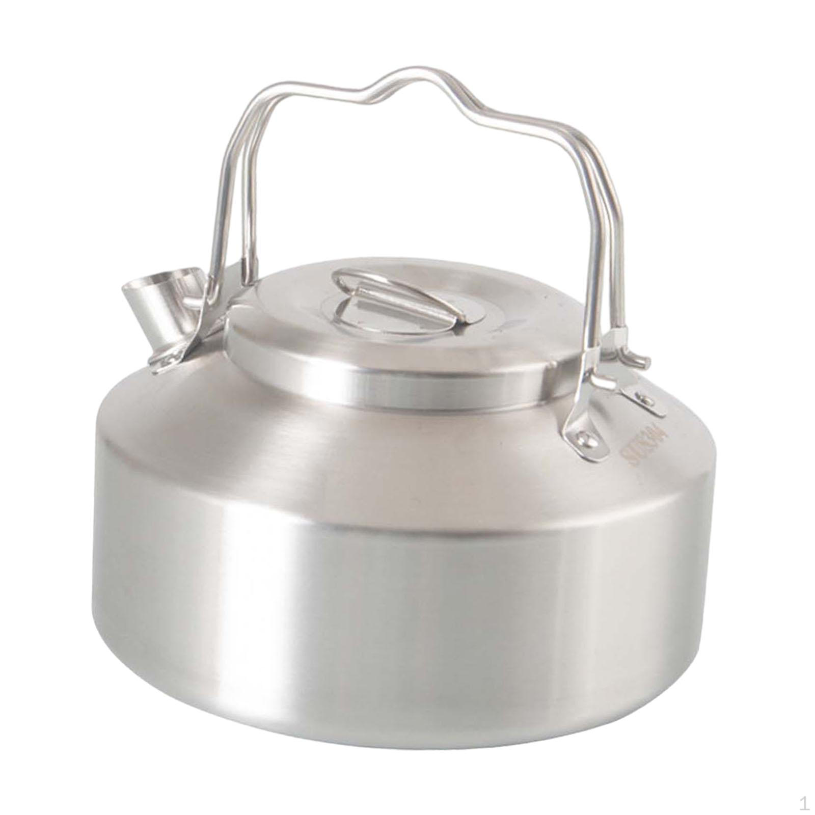 Camping Kettle, Water Kettle Durable, Travel Lightweight Cookware, Outdoor Coffee Pot for