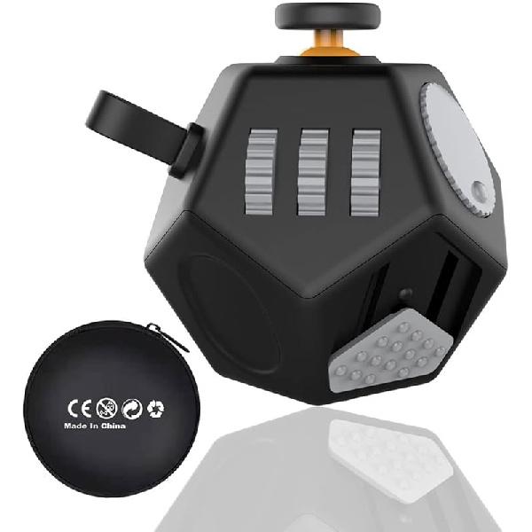 Mini Finger Cube Toys,Sensory Fidget Toys Relief Stress and Anxiety Depression Anti for Childens and Adults with ADD,ADHD,OCD,Autism(Black)