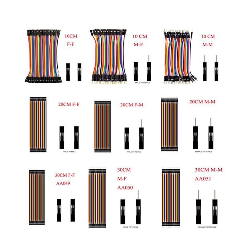 40PIN 10CM 20CM 30CM 40CM Dupont Line Male to Male Female to Male Female to Female Jumper Dupont Wire Cable for arduino DIY KIT