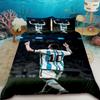 Duvet Covers stylish Messi-print bedding set includes a duvet cover and comforter, suitable for teenagers, children