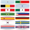 Autocolante Reflective Steag Național Epoxy 3D Decal Accesorii Auto Motociclete Malaezia Grecia Rusia Germania Kazahstan Portugalia
