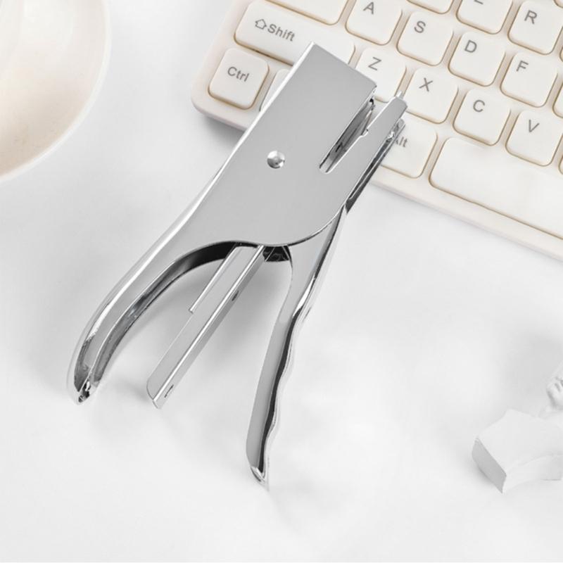 Professional Handheld Stapler Large Sheets Capacity Ergonomic Grip Heavy Duty Metal Stapler For School Office Supplies