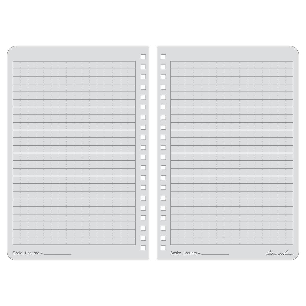 Rite In the Rain Spiral Notebook Black 773L