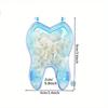 50Pcs/Box Dental Crowns Resin Realistic Dental Crowns Porcelain Temporary Teeth Crown Oral Teeth Whitening Anterior Molar Crown.