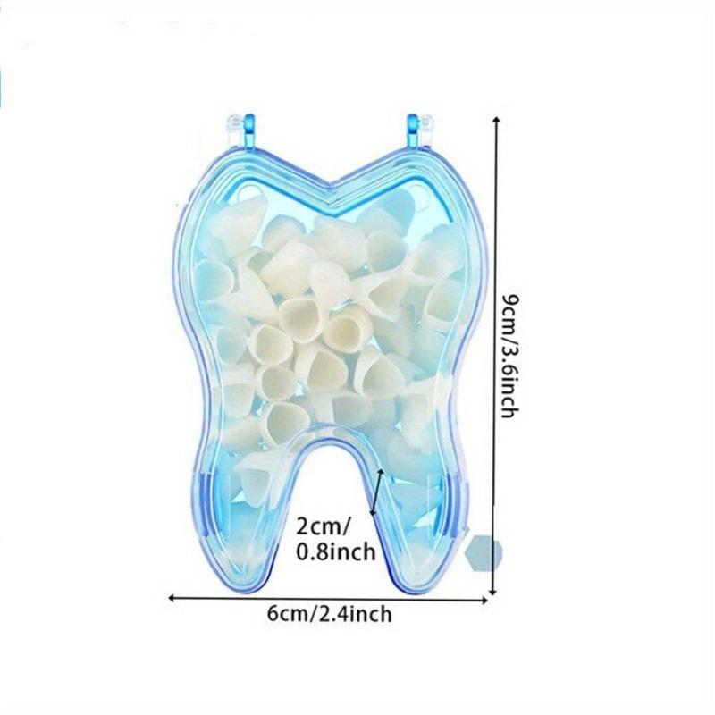 50Pcs/Box Dental Crowns Resin Realistic Dental Crowns Porcelain Temporary Teeth Crown Oral Teeth Whitening Anterior Molar Crown.