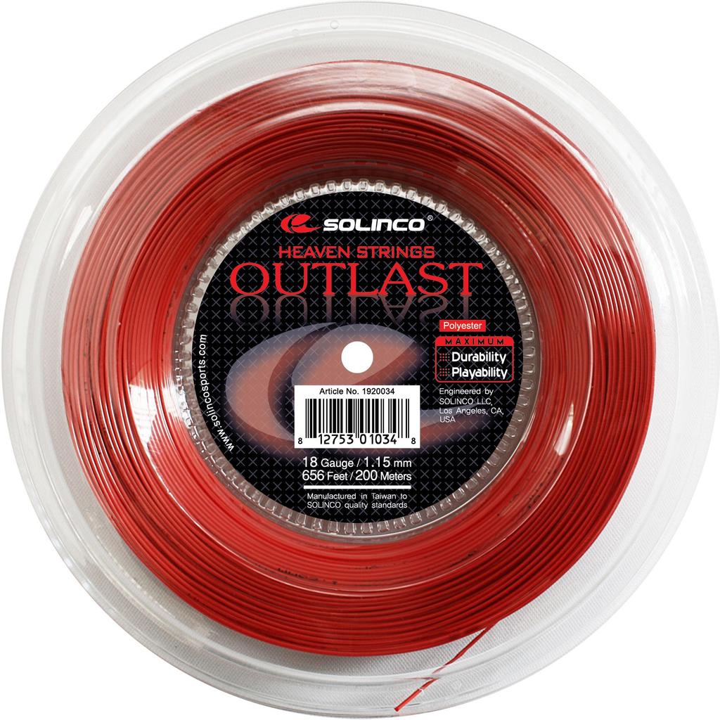 Solinco Outlast 200m Roll Hard Tennis String/1.20mm