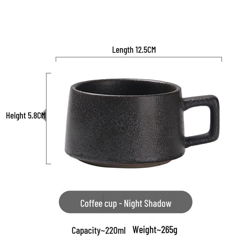 Diborlang Retro Coarse Ceramic Coffee Ware