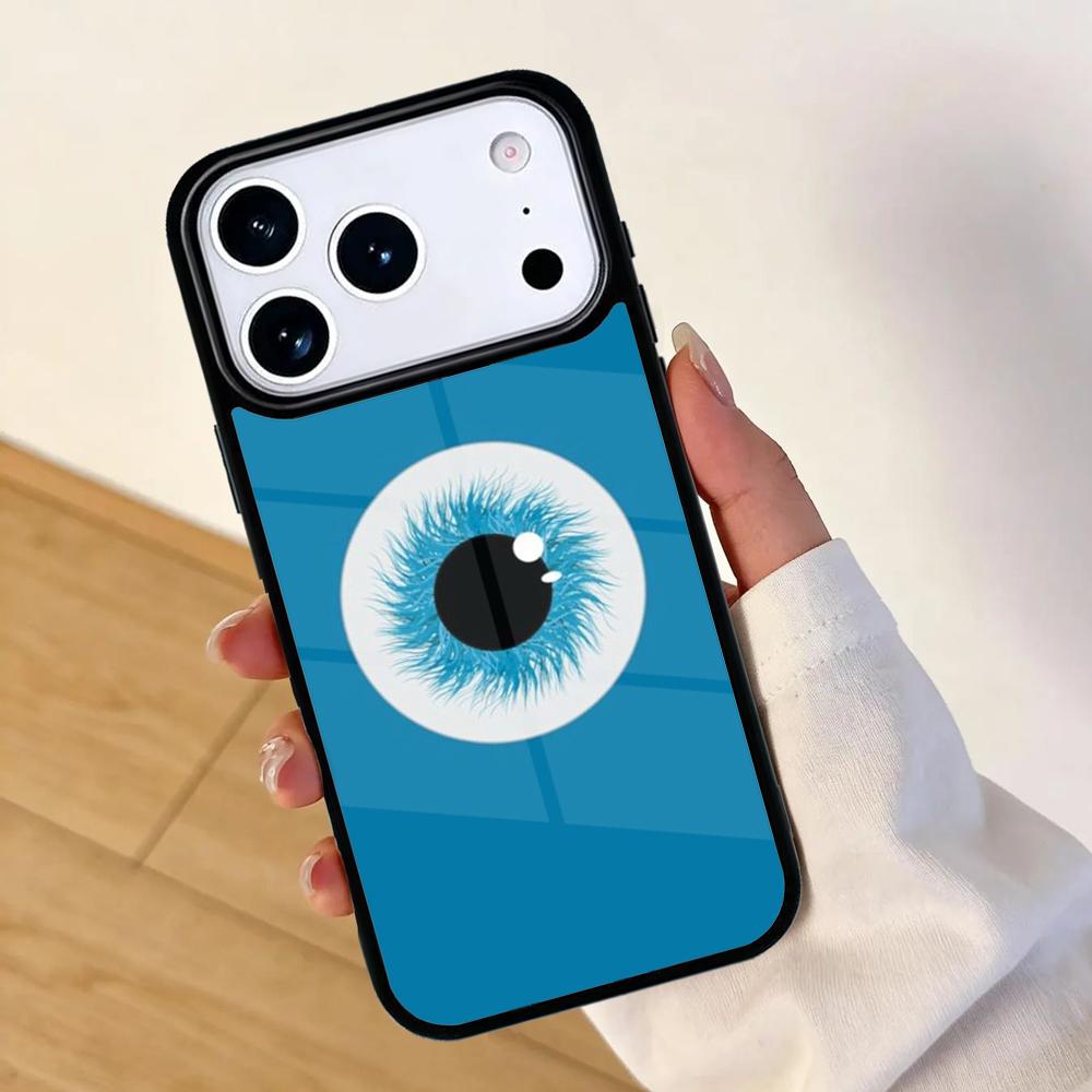 CRAZY EYEBALL PATTERN Mobile Phone Case for IPhone 17 AIR 16pro Max 15 14 13 12 11 Bumper Cover