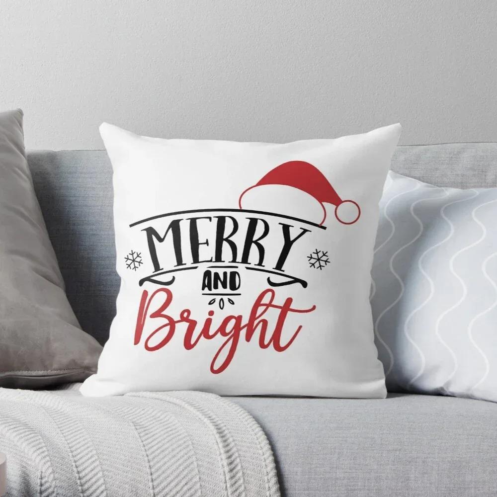 Merry Christmas Decoration Home Pillowcase Cushion Cover Tree Cartoon Modern Living Room Sofa Bed 45X45Cm