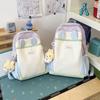 Schoolbag new middle and high school student schoolbag lightweight men's and women's outdoor backpack cute rabbit ears cartoon large capacity backpack