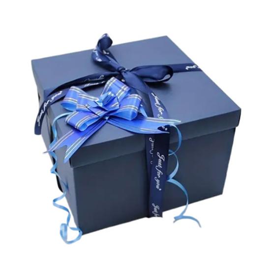 1 Set Exploding Gift Box 5 Layer Christmas Money Box Paper Reusable Holiday Gift Boxes for Holding Snacks Sweets Cash Birthday Wedding Xmas Party