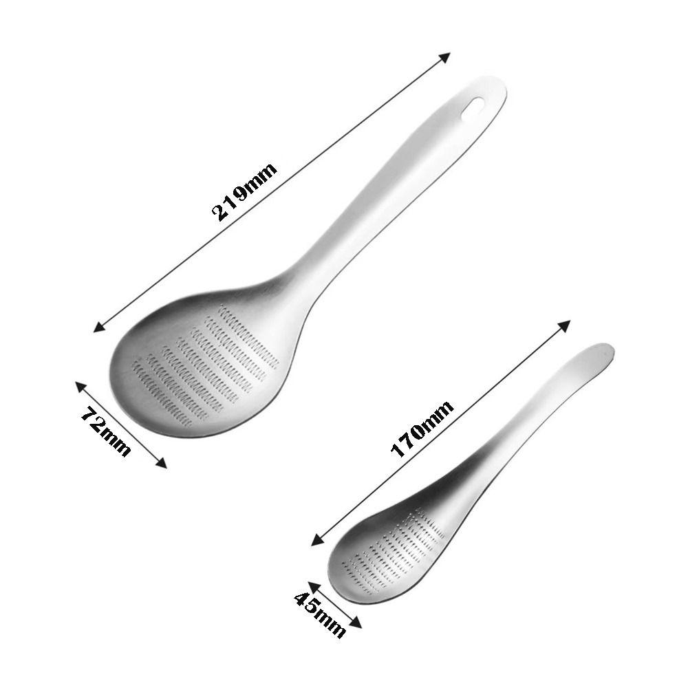 Manual Ginger Grater Spoon Stainless Steel Ginger Masher Garlic Grinder Spoon  Kitchen Tools