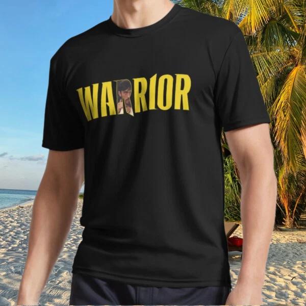 

New Shirt Warrior Logo with Ah Sahm Active T-Shirt Funny Size S to 5XL S