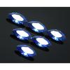 7x5 Mm   Natural Blue Sapphire Marquise Cut 8 Pcs Loose Gemstone Lot