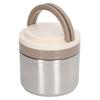 Pudełko na owsiankę ze stali nierdzewnej 304 Przenośny Okrągły Izolowany Pojemnik na Lunch Termos na Gorące Jedzenie z Łyżką dla Studentów 0,8L