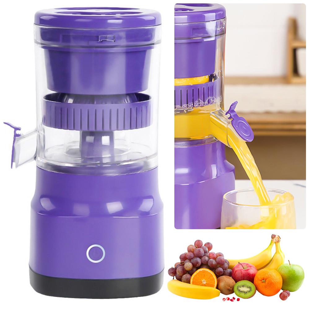 Electric Citrus Juicer Citrus Juicer Machine USB Rechargeable Automatic Citrus Juicer Squeezer 400ml for Orange Lemon Grapefruit