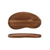 with Coaster Cashew Nut Wood Tray Natural Breakfast Tray Serving Ware Food Dish  Hotel