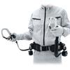 Tajima New Standard Safety Waist Belt Retractable with Auxiliary Waist Belt Size L Waist Sizes Up To Set with Easily Removable Compact Retractor That