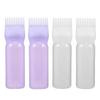 4 Pcs Hair Dye Applicator Bottles with Comb for Easy, Even Hair Color Application At Home - White & Purple