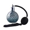 100ml Vintage Crystal Perfume Atomizer Pineapple Grain Refillable Perfume Atomizer with Long Tassel for Travel