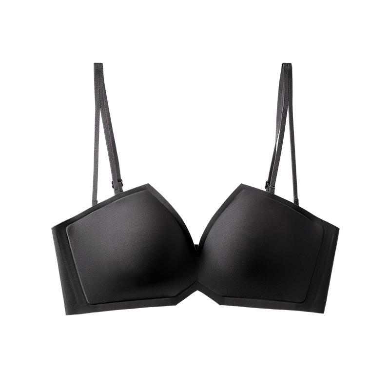 Traceless Steel-rimless Underwear Women's Small Breasts Are Gathered On the Side To Show a Large Lift, Secondary Breasts Are Closed