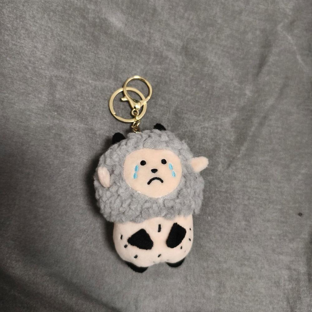 Cartoon Tears Sheep Doll Keychain Bag Charm Sheep Doll Bag Pendant  Children Gift