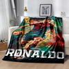 Cristiano Ronaldo 108 Blanket Soft Warm Cozy Suitable for Bed Livingroom Bedding Four Seasons Multipurpose Stylish Decor
