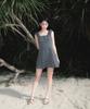 ROSEFRANTZ Flower Garden Mini Dress [Black]